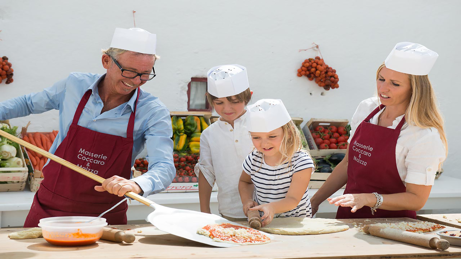Laboratorio di pasta fresca per bambini