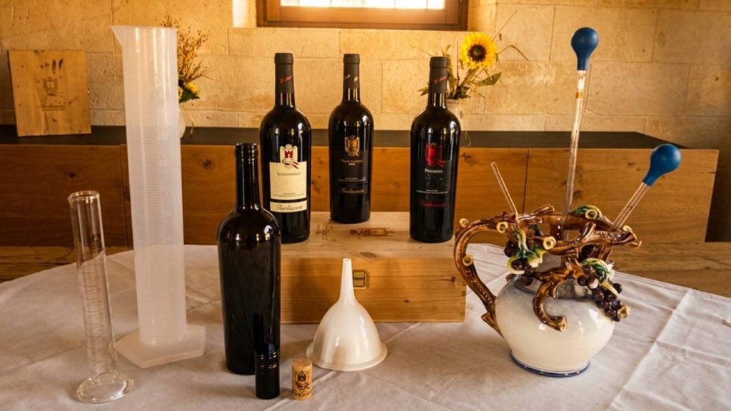 Enologo per un giorno – laboratorio di assemblaggio – Masseria Torleanzi