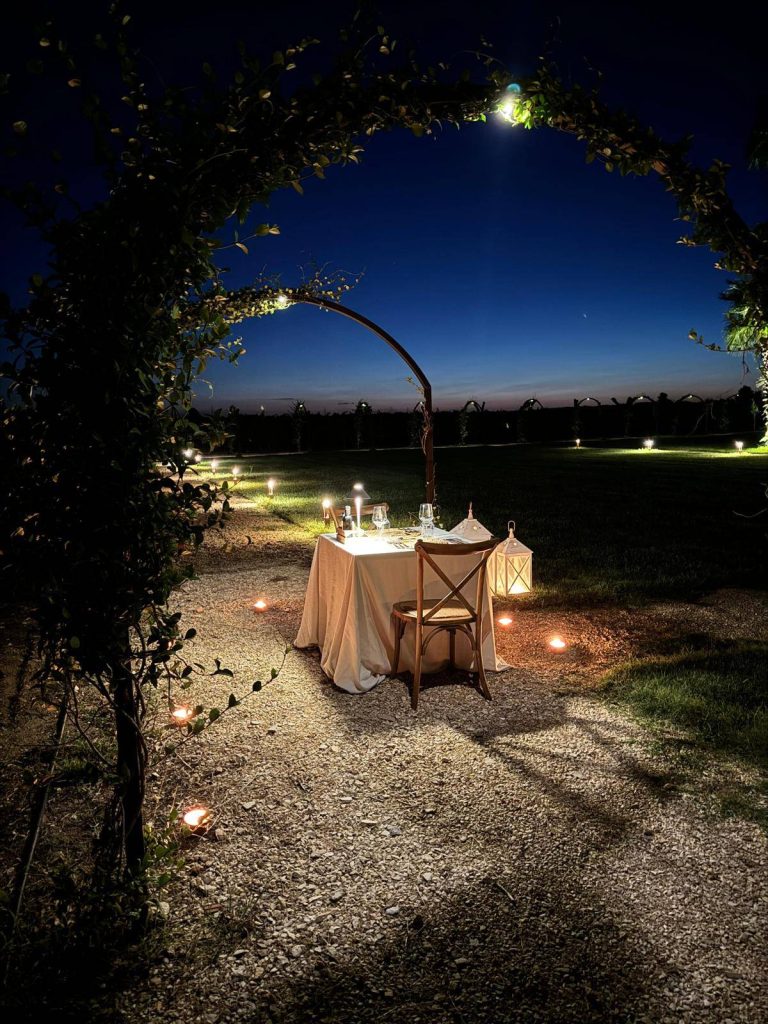 Cena al tramonto tra le vigne – Masseria Torleanzi